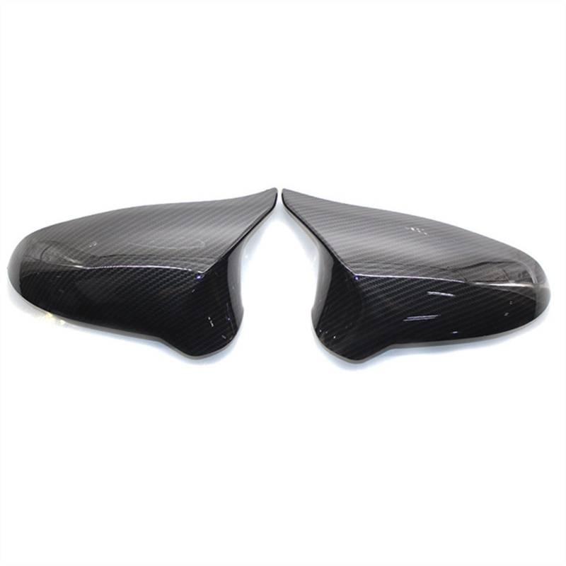 Clynex A Pair Car Door Rear View Side Mirror Cover Rearview Mirror Cap Replacement, for, F80 M3 F82 M4 2015-2018 Carbon Fiber Auto-Außenspiegelabdeckung(Carbon Fiber) von Clynex