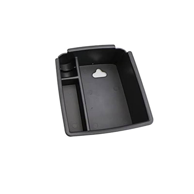 Clynex ABS Car Center Console Organizer Tray Armlehne Aufbewahrungsbox, for Volkswagen, for VW, for Tiguan, MK2 L 2016-2021 Zubehör Autotürgriff Aufbewahrungsbox Aufbewahrungsbox für Autotüren(BLACK N von Clynex