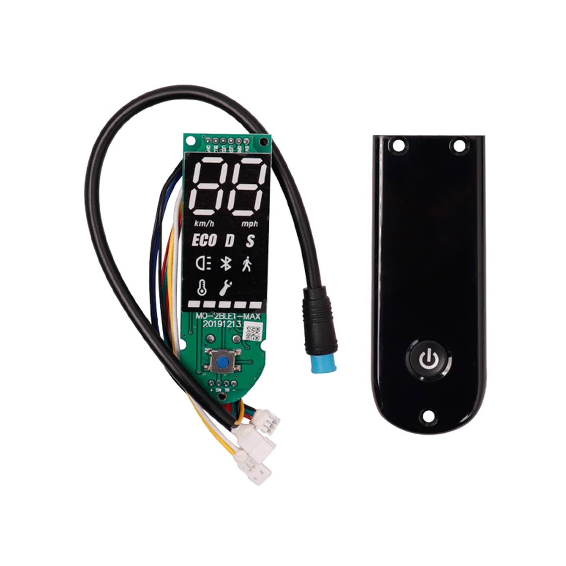 Clynex Armaturenbrett-Leiterplatte for Elektroroller, for Segway, for Ninebot, for MAX G30 Zubehör BT-Leiterplatten-Display mit Bildschirmabdeckung Elektroroller-Display(Dashboard with Cover) von Clynex