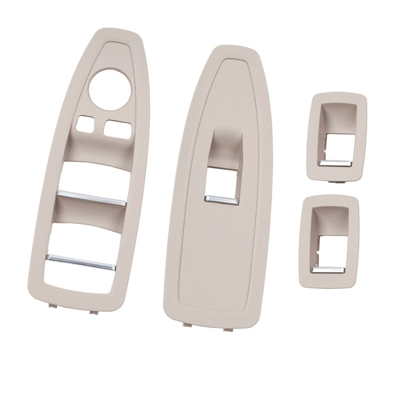 Clynex Austausch der Verkleidungsabdeckung for das Fensterheber-Schalterfeld im Autoinnenraum, for, for 1 3 4 Serie F20 F30 F31 F34 F35 F36 Auto-Innentürgriff(4PCS Set Oyster) von Clynex