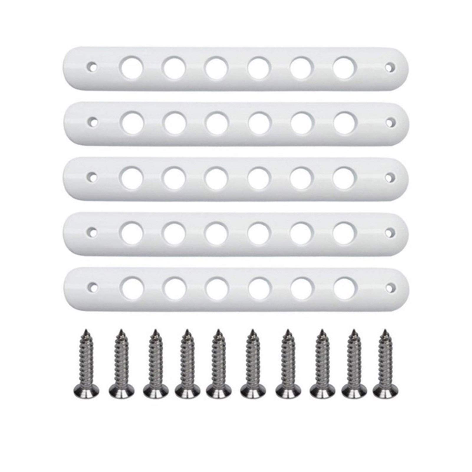 Clynex Auto-Außentürgriff-Abdeckungsverkleidung, for Jeep, Wrangler JK 2007–2016, Vordertür, Aluminium-Haltegriff-Abdeckung, Türgriff-Einsatz Abdeckung für Außentürgriffe(5X White) von Clynex