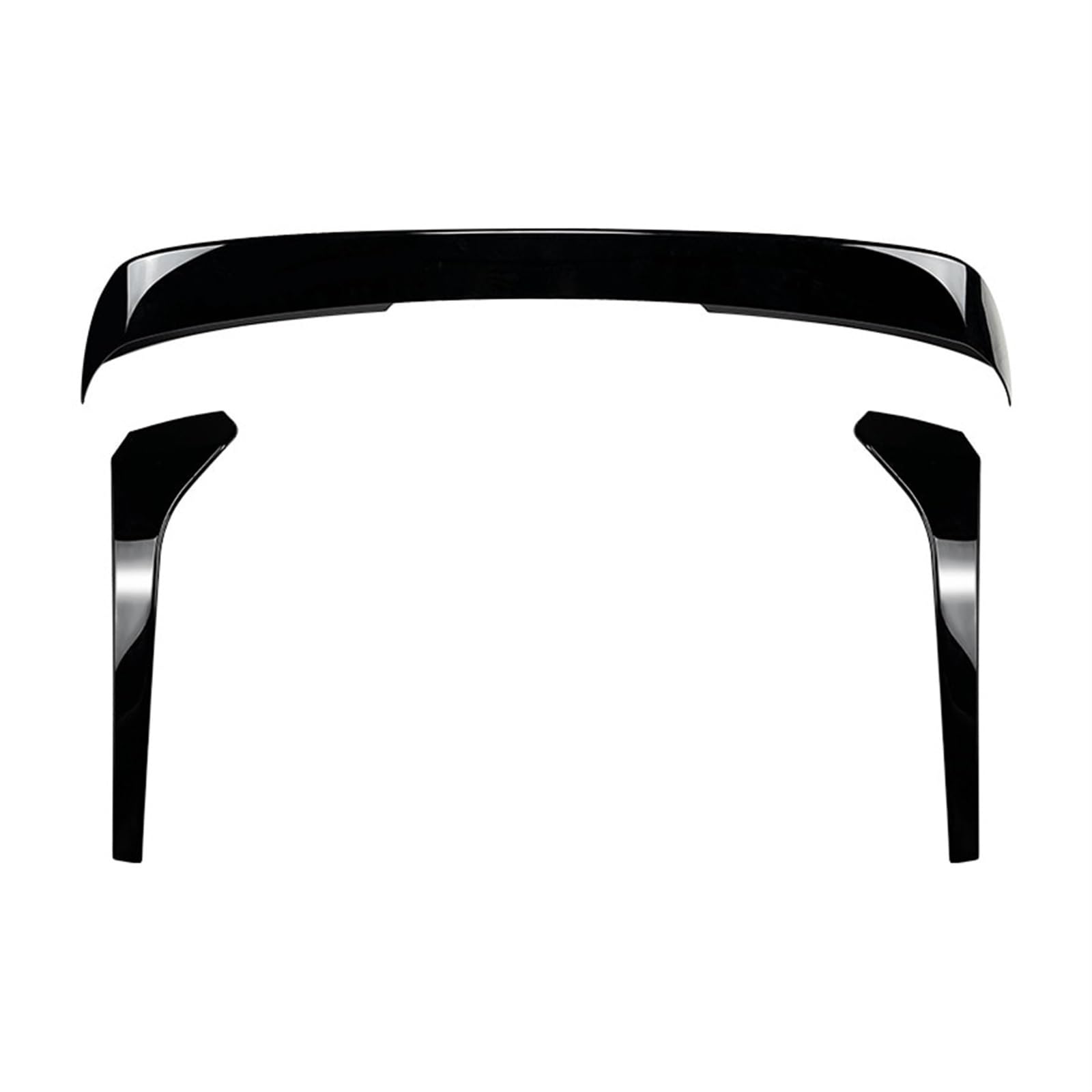 Clynex Auto-Heck-Dach-Seitenspoiler, Flügel, Heck, Tuning, Kofferraumlippe, for Tiguan, for MK2 2017–2023, Standard-Änderung, R-Linie, Außenkörper-Set, Schwarz(Gloss Black Set) von Clynex