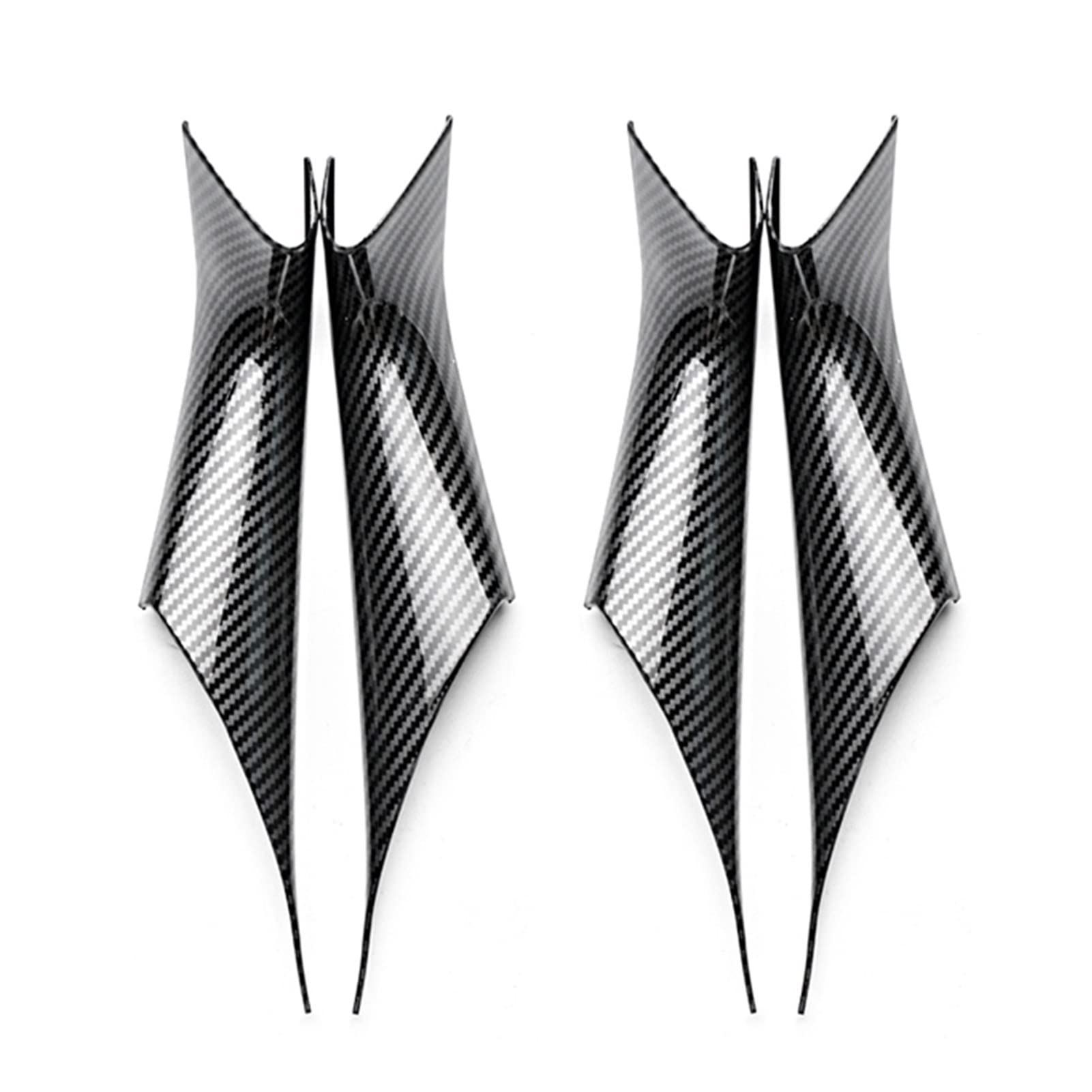 Clynex Auto-Innenraum-Carbon-Textur, Türgriff-Zugabdeckung, Schutzverkleidung, for, for 5er G30 G38 2018 2019 Auto-Innentürgriff(4pcs Carbon Texture) von Clynex