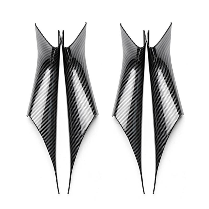 Clynex Auto-Innenraum-Carbon-Textur, Türgriff-Zugabdeckung, Schutzverkleidung, for, for 5er G30 G38 2018 2019 Auto-Innentürgriff(4pcs Carbon Texture) von Clynex