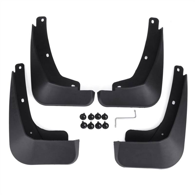 Clynex Auto-Kotflügel vorne hinten, Schmutzfänger, Kotflügel, Schmutzfänger, Spritzschutz, for Chery, Tiggo4 Tiggo 4 5X 2017 2018 2019 2020 2021 Auto-Schmutzfänger von Clynex