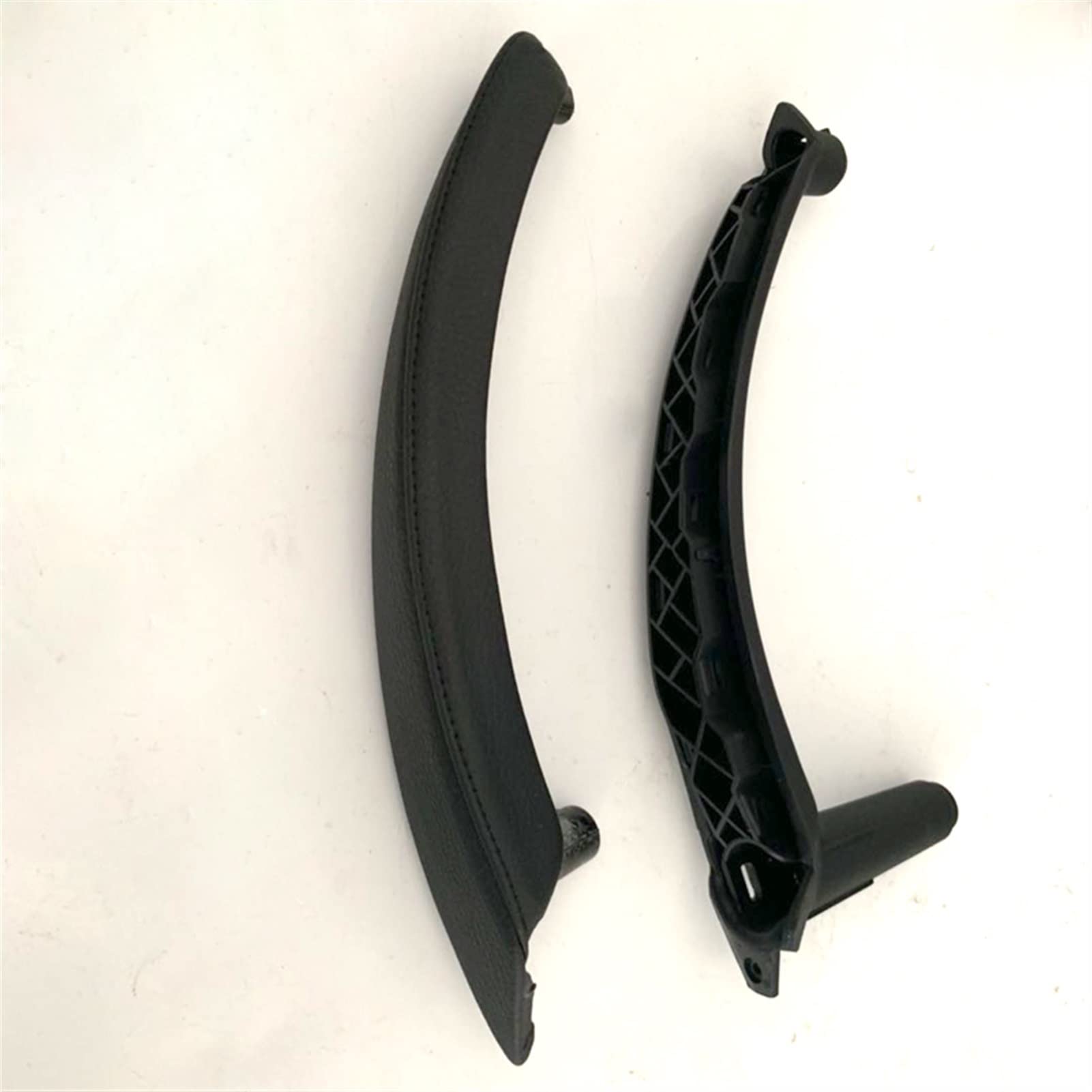 Clynex Auto Links rechts Innentür Armlehne Griff Innenverkleidung Pull Trim Cover Leder, for, for E70 E71 X5 X6, Beige Schwarz Auto-Innentürgriff(A Set of Black Left) von Clynex