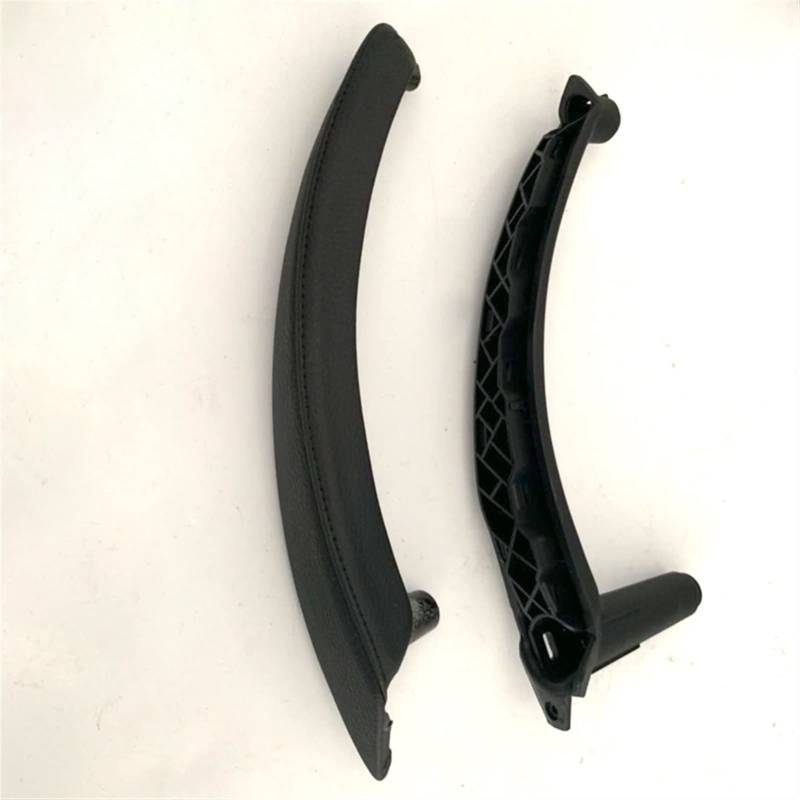 Clynex Auto Links rechts Innentür Armlehne Griff Innenverkleidung Pull Trim Cover Leder, for, for E70 E71 X5 X6, Beige Schwarz Auto-Innentürgriff(A Set of Black Left) von Clynex