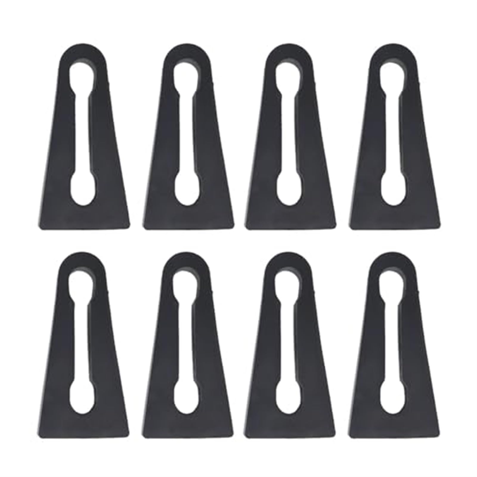 Clynex Auto-Schalldämpfer-Dämpfer, Türschloss-Puffer, Dämpfung, for Skoda, Yeti 5L 2009 2010 2011 2012 2013 2014 2015 2016 2017, Autotür-Stoßdämpfer Autotür-Stoßdämpfer(Black 8Pcs) von Clynex