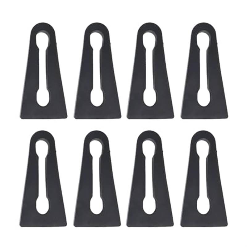 Clynex Auto-Schalldämpfer-Dämpfer, Türschloss-Puffer, Dämpfung, for Skoda, Yeti 5L 2009 2010 2011 2012 2013 2014 2015 2016 2017, Autotür-Stoßdämpfer Autotür-Stoßdämpfer(Black 8Pcs) von Clynex
