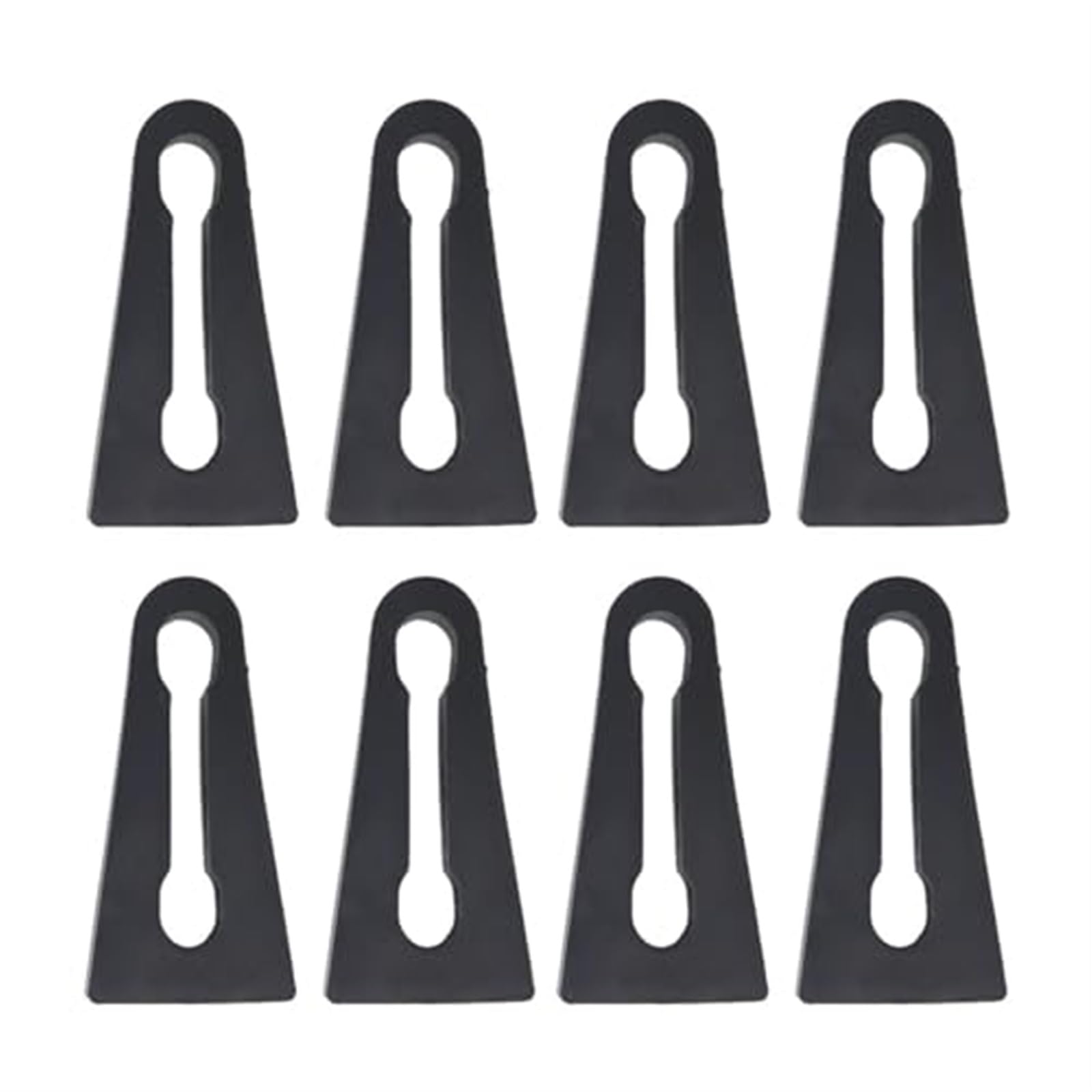 Clynex Auto-Schalldämpfer-Dämpfer, Türschloss-Puffer, Dämpfung, for VW, for Touran, 1T 2003 2004 2005 2006 2007 2008 2009 2010–2015, Autotür-Stoßdämpfer Autotür-Stoßdämpfer(Black 8Pcs) von Clynex