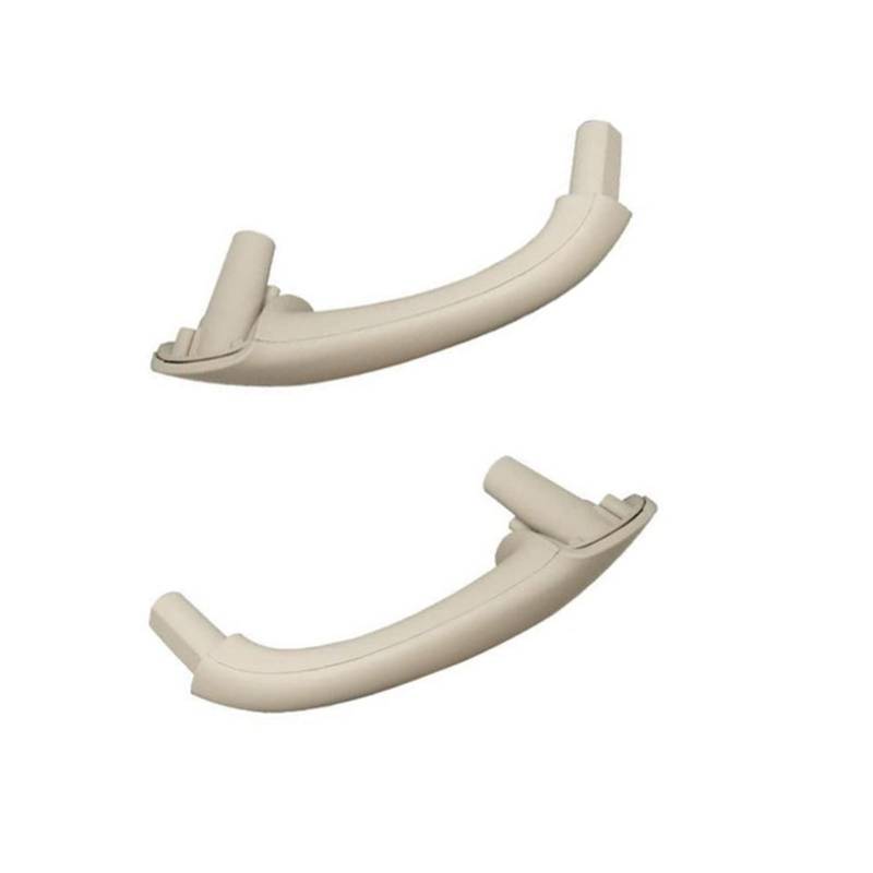 Clynex Auto Vorne Links/Rechts Innen Tür Pull Träger Abdeckungen Griffe Trim, for Mercedes-Benz, for W203 C-Klasse 2038101551 Auto-Innentürgriff(Beige Set) von Clynex