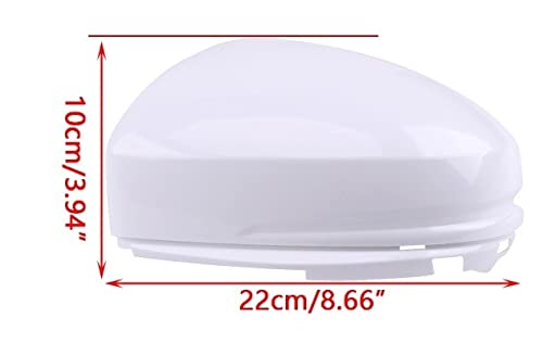 Clynex Auto-weißes ABS, Linke Seite, Rückspiegel, Flügeltür, Spiegelgehäuse, Abdeckkappe, for Jazz, 2014 2015 2016 2017 2018 Auto-Außenspiegelabdeckung Clynex Auto-weißes ABS, Linke Seite, Rückspiegel, Flügeltür, Spiegelgehäuse, Abdeckkappe, for Jazz, 2014 2015 2016 2017 2018 Auto-Außenspiegelabdeckung von Clynex