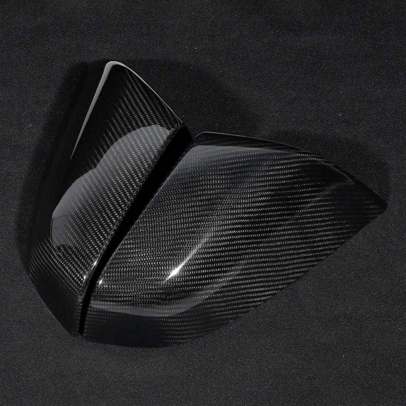 Clynex Autospiegel, Auto-Seitenspiegelschutz, Rückspiegel-Abdeckungsgehäuse, for Tesla, Modell S 2016–2018, Auto-Styling, Auto-Kohlefaser Auto-Außenspiegelabdeckung von Clynex