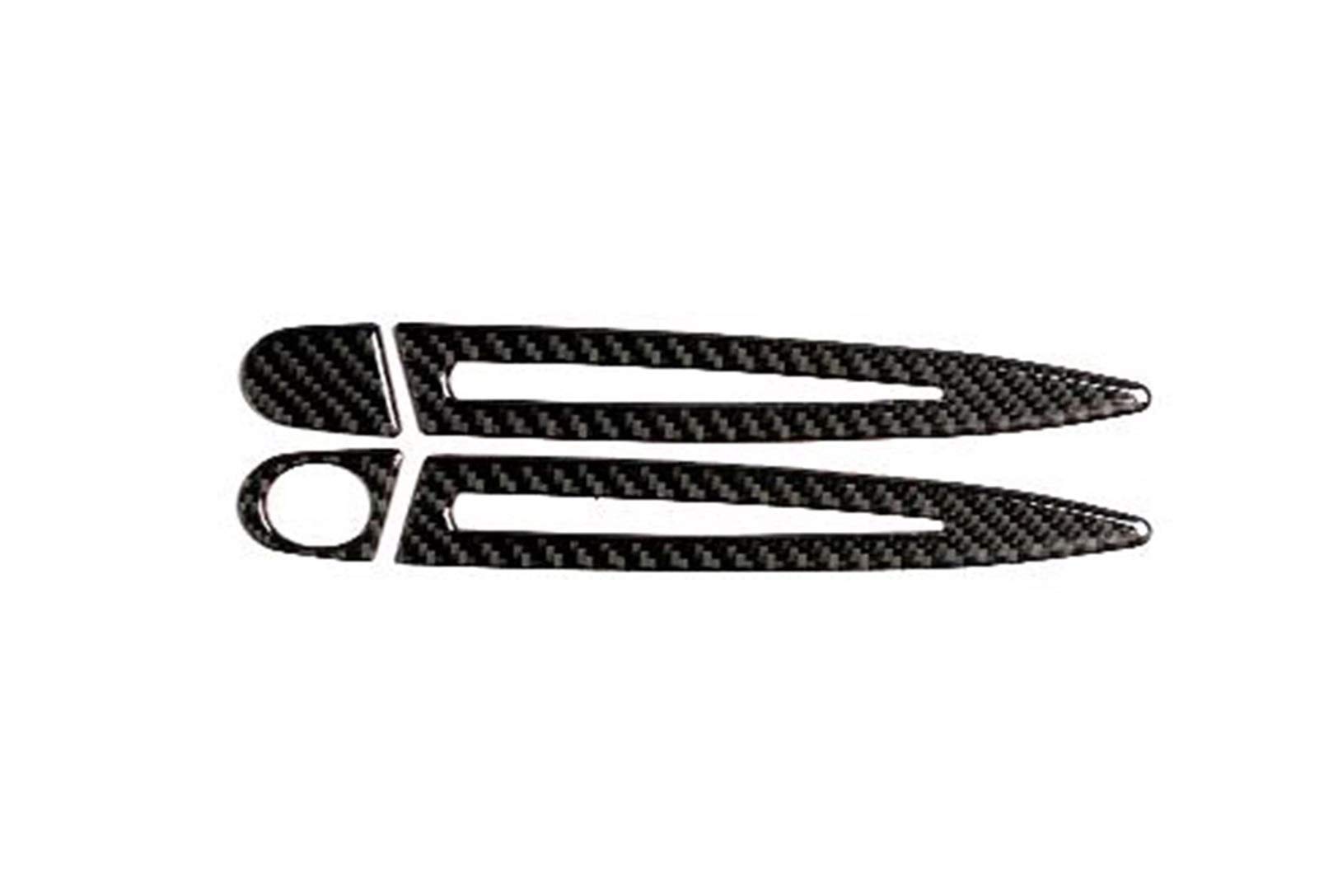 Clynex Autotürgriffabdeckungen, Zierleisten, for, E90 E92 E93 1/2/3/4 Serie 3GT X1/X3/X4/X5/X6 M2/M3/M4 Kohlefaser-Türgriffaufkleber Abdeckung für Außentürgriffe(for Two Door LHD) von Clynex