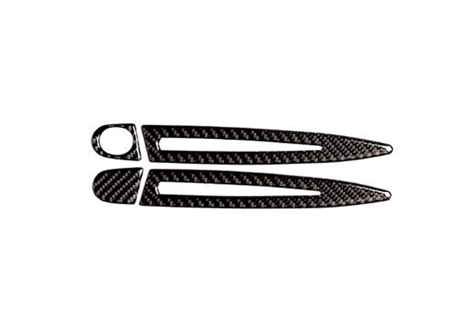 Clynex Autotürgriffabdeckungen, Zierleisten, for, E90 E92 E93 1/2/3/4 Serie 3GT X1/X3/X4/X5/X6 M2/M3/M4 Kohlefaser-Türgriffaufkleber Abdeckung für Außentürgriffe(for Two Door RHD) von Clynex