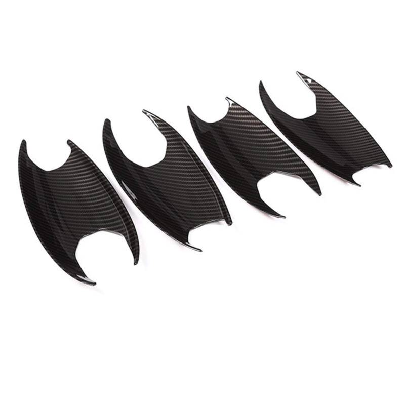 Clynex Autotürgriffabdeckungen Zierleisten, for, 5er G30 X4 X3 G01 X5 G05, dekorativer Rahmenaufkleber, Türschüsselabdeckung, Autozubehör Abdeckung für Außentürgriffe(Door Bowl Carbon) von Clynex