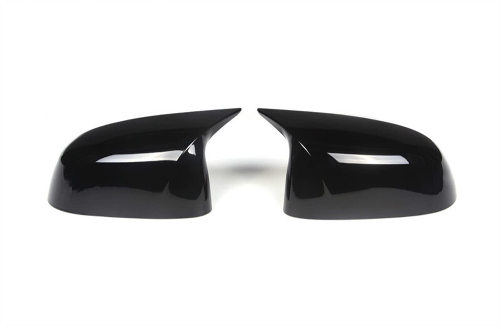 Clynex EIN Paar Rückspiegelabdeckung, for, X3 F25 G01 X4 F26 G02 X5 E70 F15 G05 X6 E71 F16 G06 ABS-Spiegelkappen Auto-Außenspiegelabdeckung(2019 X3 G01 Black) von Clynex