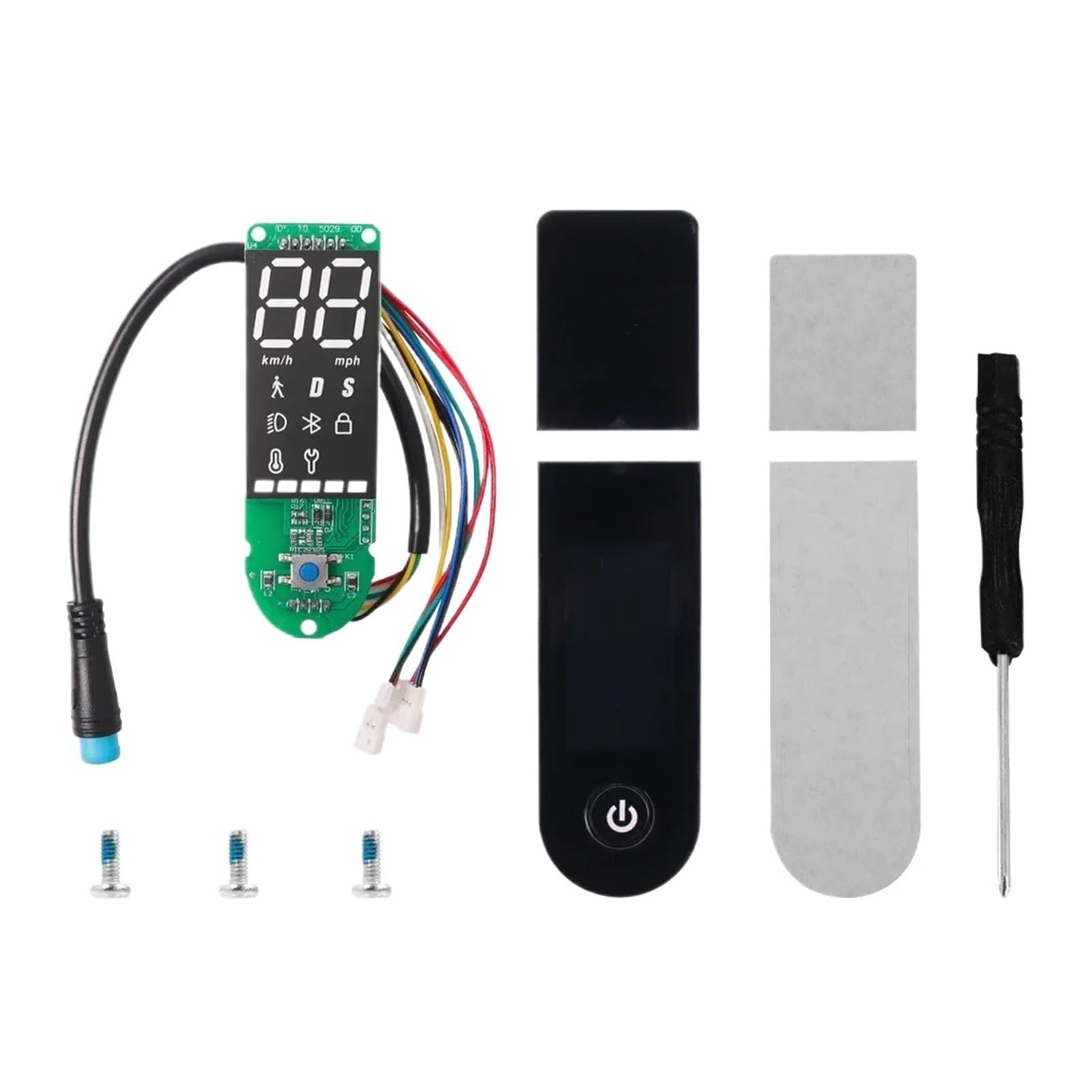 Clynex Elektroroller, for M365 Pro/Pro 2 Armaturenbrett-Display + Abdeckung Ersatzplatine, for Xiaomi, for Deutschland Pro 2 E-Scooter-Teile Elektroroller-Display(Pro 2) von Clynex