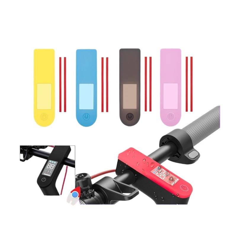 Clynex Elektroroller-Platinen-Display-Schutzhülle, Silikonhülle, wasserdichte Armaturenbrett-Hülle, for Xiaomi, for Mi4 Pro Elektroroller-Display(Blue) von Clynex