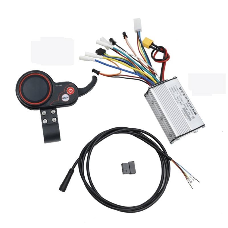 Clynex Elektroroller TF-100 Motorcontroller, intelligenter bürstenloser Motorcontroller + Instrumentendisplay, for Kugoo, M4 Scooter Elektroroller-Display(48V 20A 6Pin) von Clynex