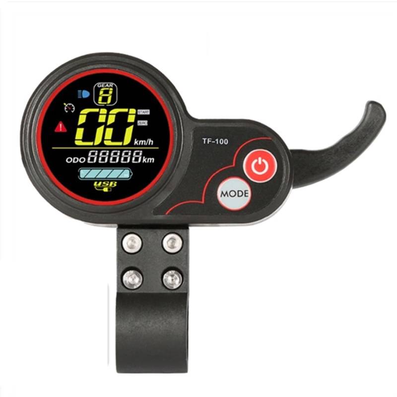 Clynex Elektroroller TF-100 Motorcontroller, intelligenter bürstenloser Motorcontroller + Instrumentendisplay, for Kugoo, M4 Scooter Elektroroller-Display(6Pin) von Clynex