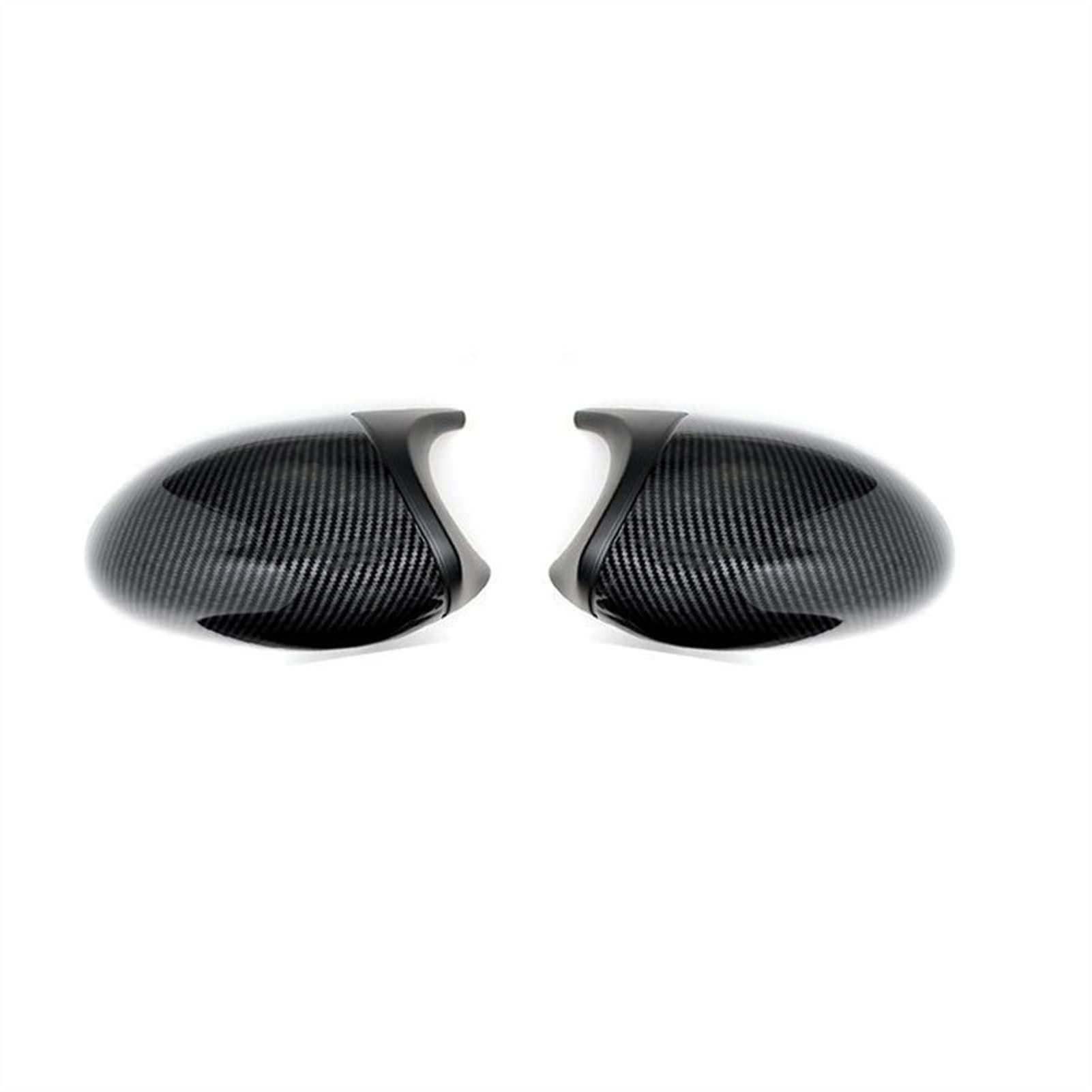 Clynex Ersatz-Abdeckungskappen for die Seitenspiegel, for E90 E91 E92 E93 E81 E87 E82 E88 3 1er-Zubehör, Kohlefaser, glänzend Auto-Außenspiegelabdeckung(Carbon Fiber-1) von Clynex