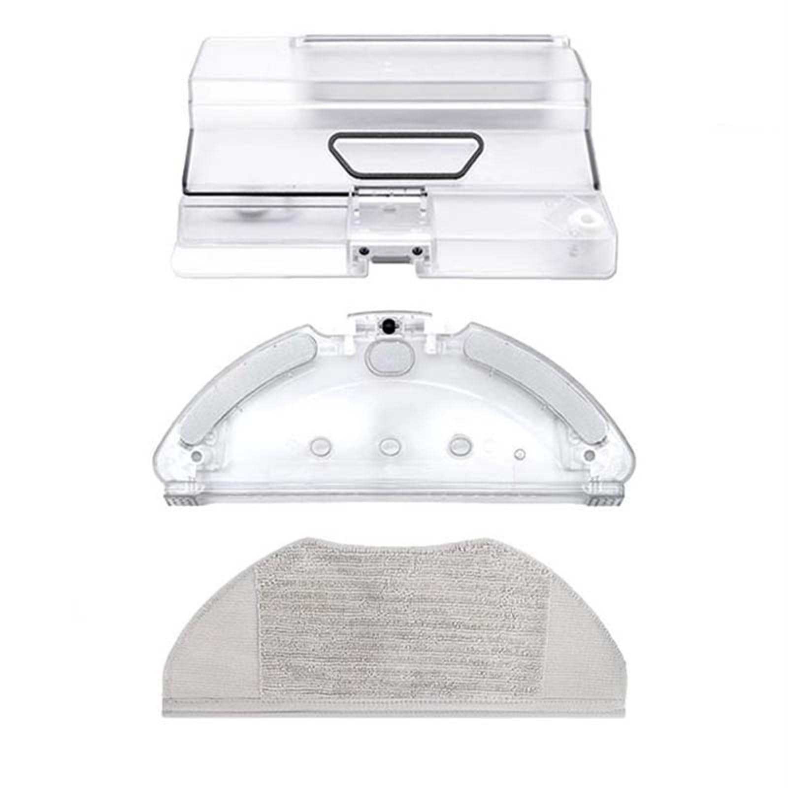 Clynex Für, for Xiaomi, G1 MJSTG1 Wassertank Staubbox Mopphalterung Teile Roboter-Staubsauger Mülleimerbox Stützplatte Zubehör Staubsauger-Staubbehälter(3 pcs) von Clynex
