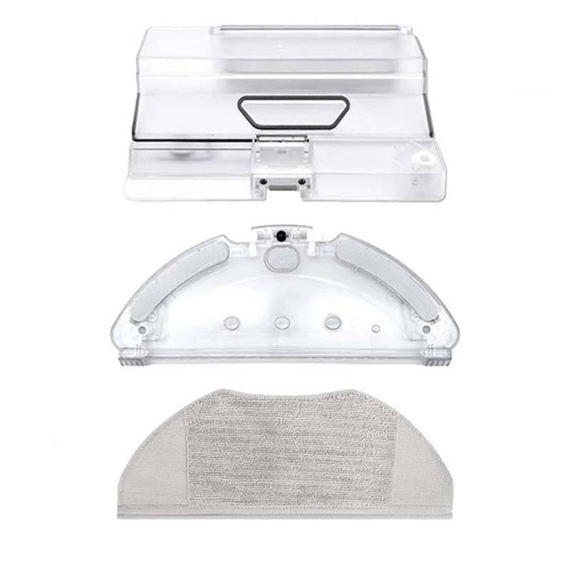 Clynex Für, for Xiaomi, G1 MJSTG1 Wassertank Staubbox Mopphalterung Teile Roboter-Staubsauger Mülleimerbox Stützplatte Zubehör Staubsauger-Staubbehälter(3 pcs) von Clynex