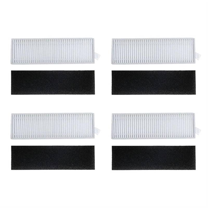 Clynex Für, for Xiaomi, G1 MJSTG1 Wassertank Staubbox Mopphalterung Teile Roboter-Staubsauger Mülleimerbox Stützplatte Zubehör Staubsauger-Staubbehälter(4pcs Filter) von Clynex