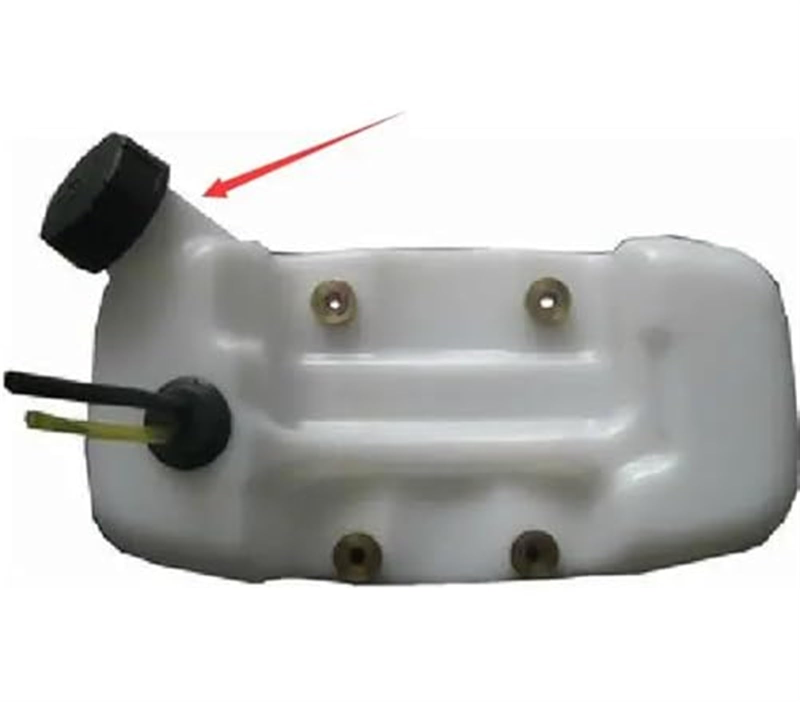 Clynex G4L KRAFTSTOFFTANKBAUGRUPPE PE, for Zenoah, G4LS RAMMERS OCHAI R8 Trimmer Cap Schlauch Assy Tankdeckel für Gartenmaschinen(Black Reverse Direction) von Clynex