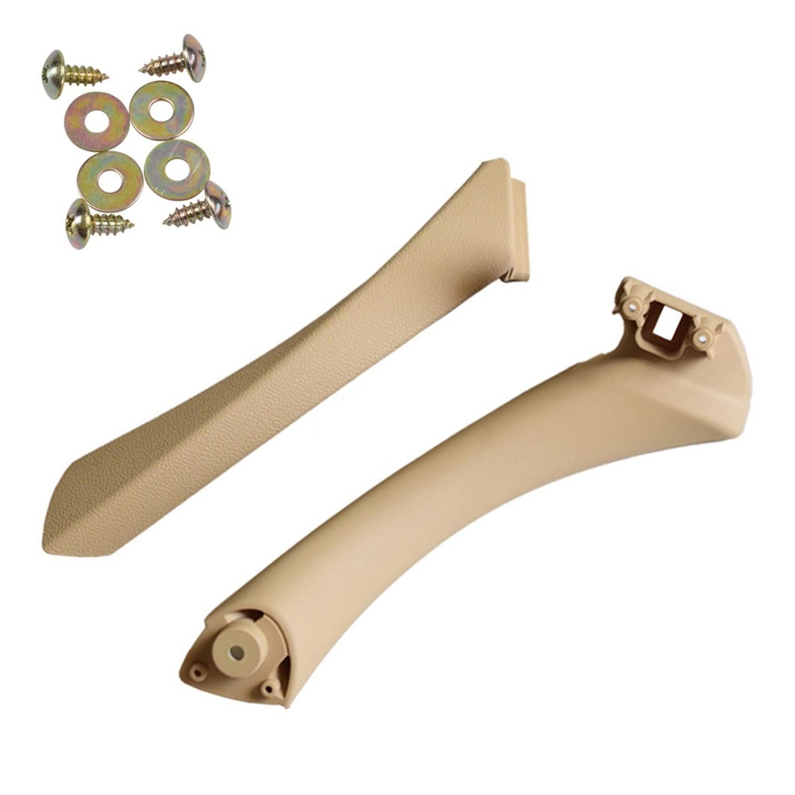 Clynex Grau Beige Schwarz Links Rechts Auto Innengriff Innentür Armlehne Panel Pull Trim Abdeckung, for, for 3 Serie E90 E91 328 330 335 Auto-Innentürgriff(Beige-Set-Right) von Clynex