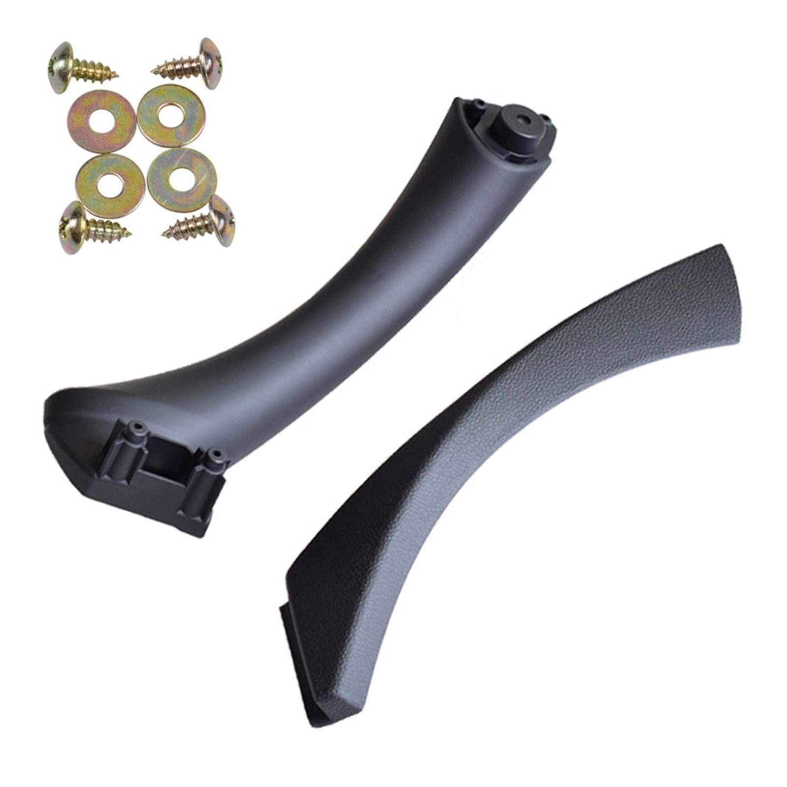Clynex Grau Beige Schwarz Links Rechts Auto Innengriff Innentür Armlehne Panel Pull Trim Abdeckung, for, for 3 Serie E90 E91 328 330 335 Auto-Innentürgriff(Black-Set-Right) von Clynex