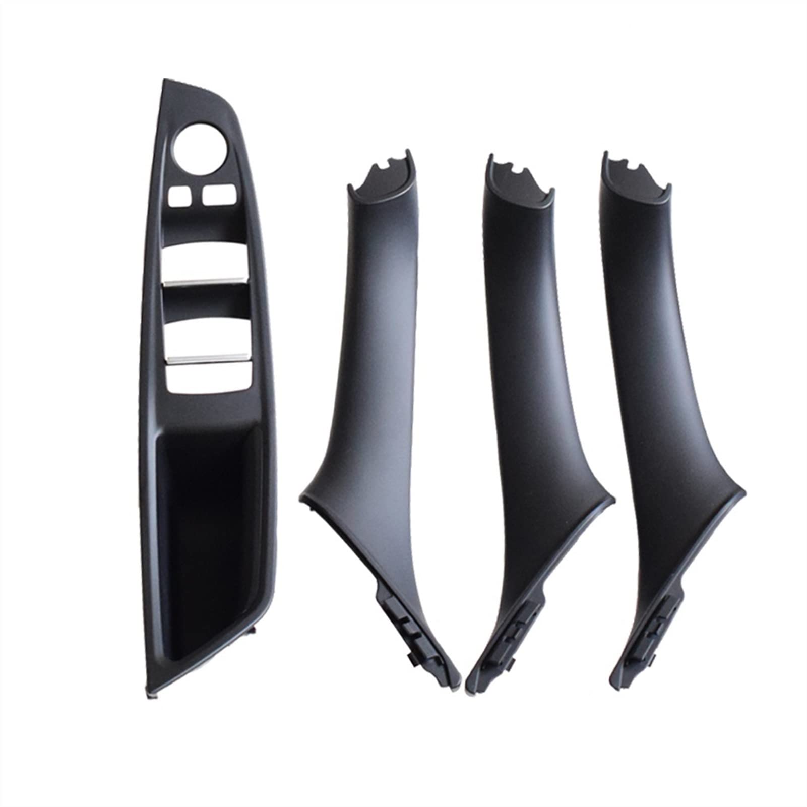 Clynex Innentür-Armlehnen-Fensterschalter-Panel-Ziehgriff-Set, for, for 5er F10 F11 F18 520i 523i 525i 528i 535i Auto-Innentürgriff(Black-4Pcs) von Clynex