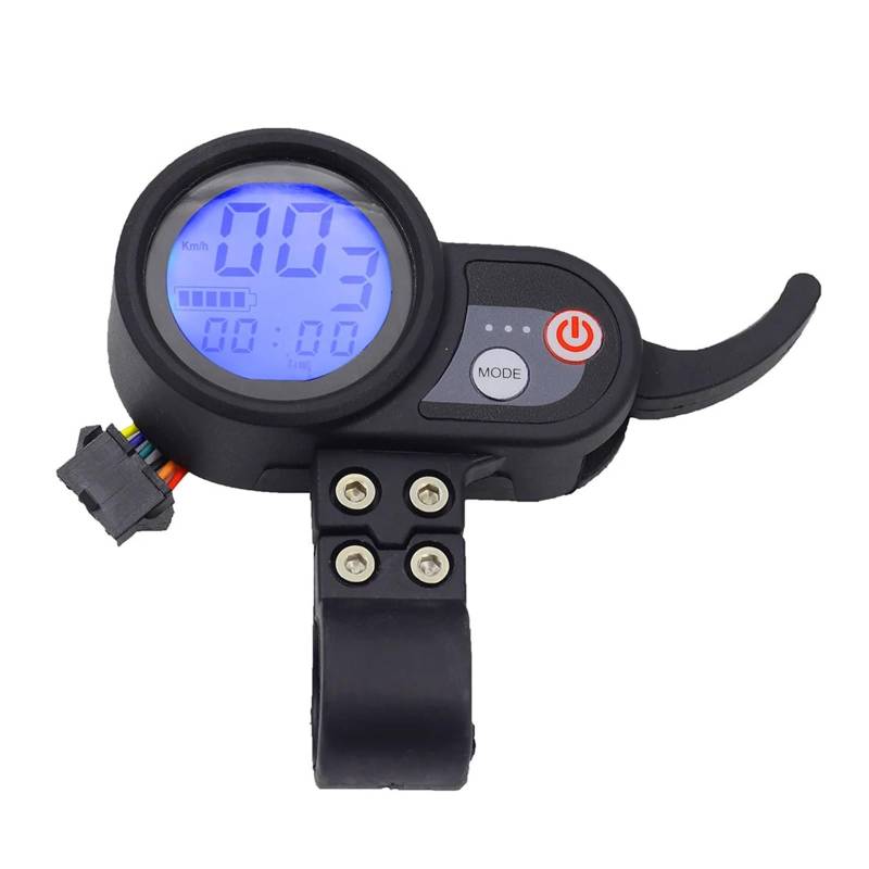 Clynex JP Throttle 36V 48V 52V 60V Universal LCD Display, for Speedway RUIMA MINI4 Scooter Janobike, for FLJ Dualtron Elektroroller Teile Elektroroller-Display(Blue 60V) von Clynex