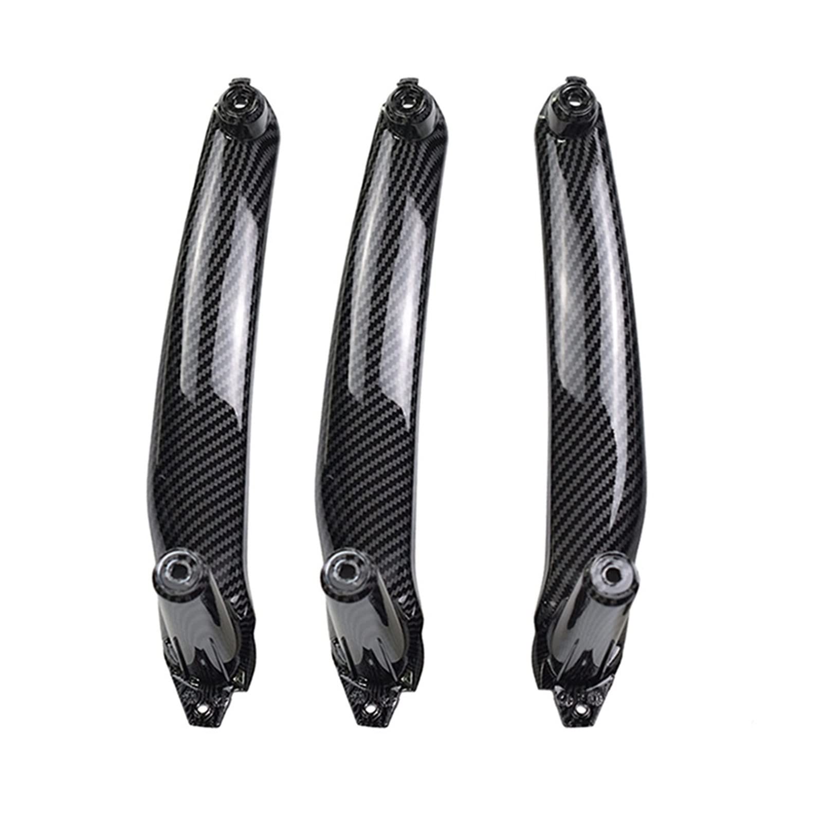 Clynex Kohlefaser-Autoinnenraum-Innentür-Zuggriff-Armlehnenverkleidung, for, for E70 X5 E71 E72 X6 2007-2013 Auto-Innentürgriff(RHD-Carbon-3Pcs) von Clynex