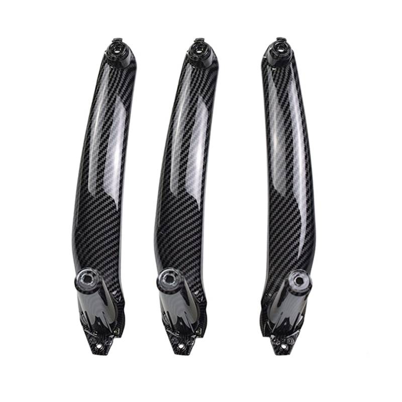 Clynex Kohlefaser-Autoinnenraum-Innentür-Zuggriff-Armlehnenverkleidung, for, for E70 X5 E71 E72 X6 2007-2013 Auto-Innentürgriff(RHD-Carbon-3Pcs) von Clynex