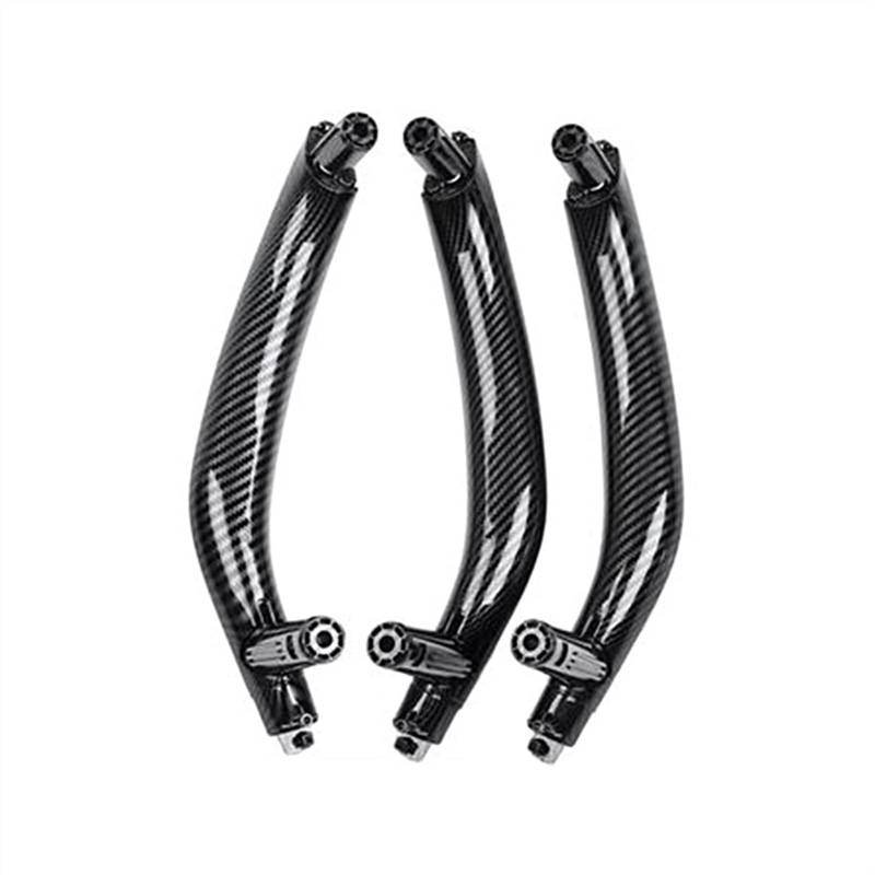 Clynex LHD 3-teilige Kohlefaser-ABS-Auto-Innentür-Zuggriff-Zierabdeckung, for, for X5 X6 F15 F16 2014 2015 2016 2017 2018 LHD Auto-Innentürgriff von Clynex