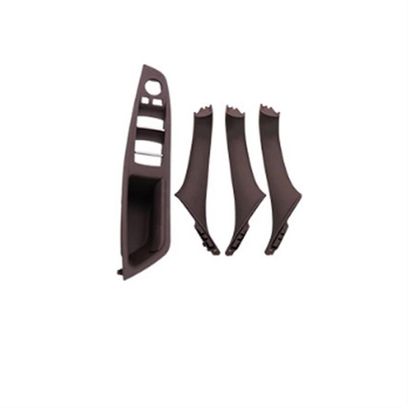 Clynex LHD Auto-Innenraum-Innentürgriff-Panel-Zugverkleidungsabdeckung, Linkslenker, for, for 5er F10 F11, Grau Beige Schwarz Auto-Innentürgriff(Black) von Clynex