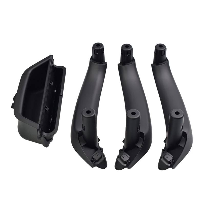 Clynex LHD Carbon Fiber Auto Zubehör Auto Innen Tür Pull Griff Armlehne Panel Abdeckung Trim, for, for X3 X4 F25 F26 2010-2016 Auto-Innentürgriff(Black-4pcs) von Clynex