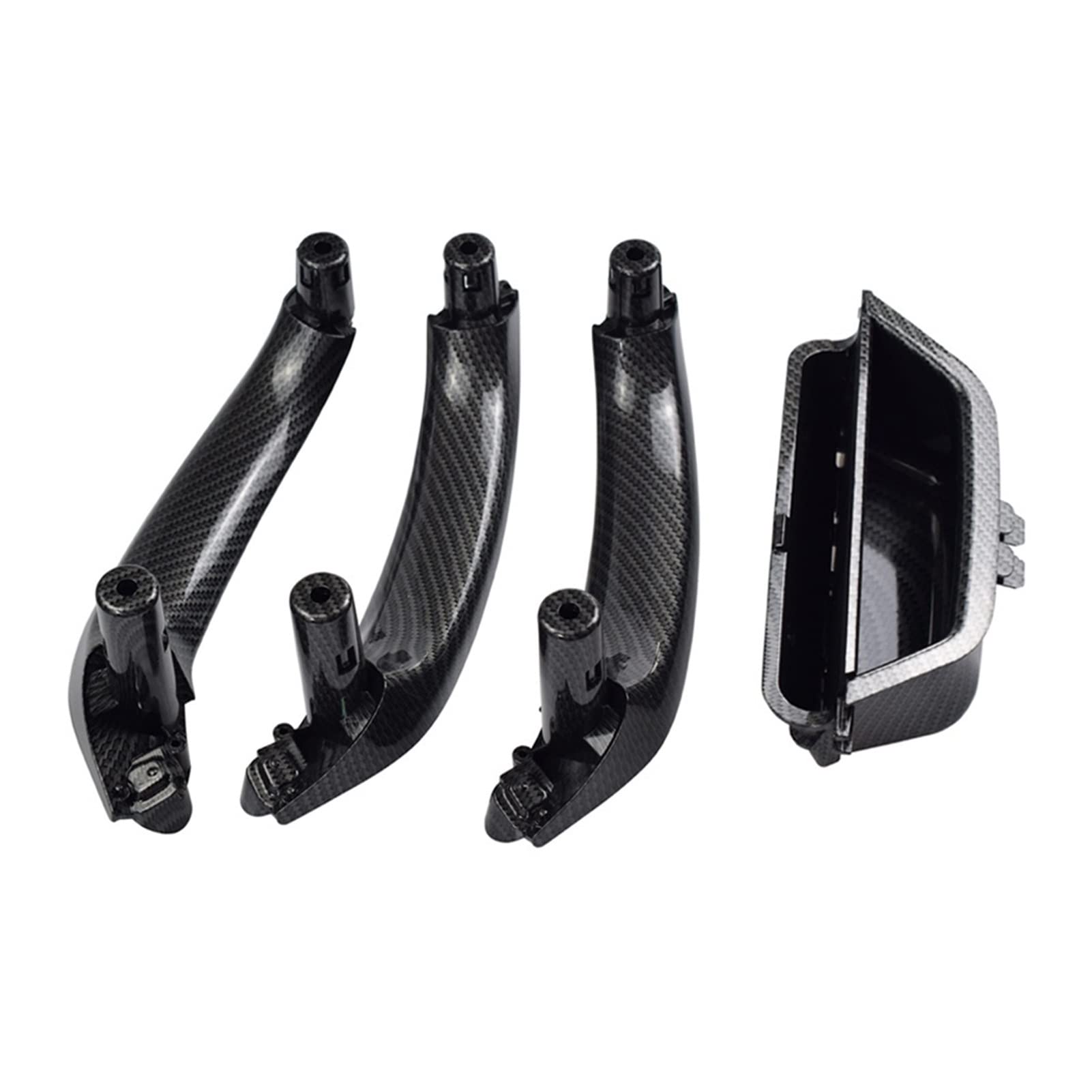 Clynex LHD Carbon Fiber Auto Zubehör Auto Innen Tür Pull Griff Armlehne Panel Abdeckung Trim, for, for X3 X4 F25 F26 2010-2016 Auto-Innentürgriff(CF-4Pcs) von Clynex