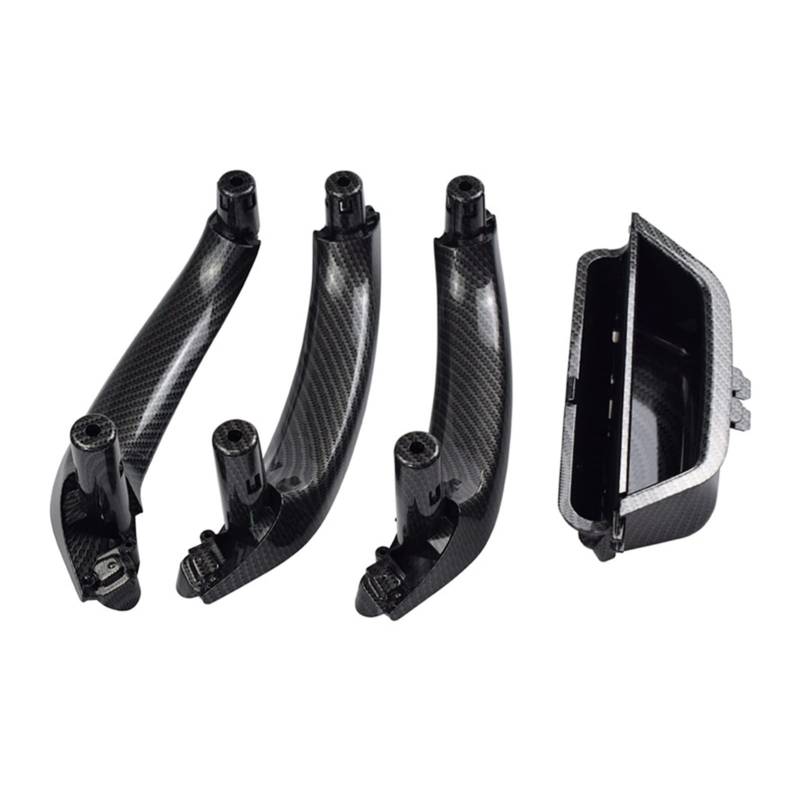 Clynex LHD Carbon Fiber Auto Zubehör Auto Innen Tür Pull Griff Armlehne Panel Abdeckung Trim, for, for X3 X4 F25 F26 2010-2016 Auto-Innentürgriff(CF-4Pcs) von Clynex