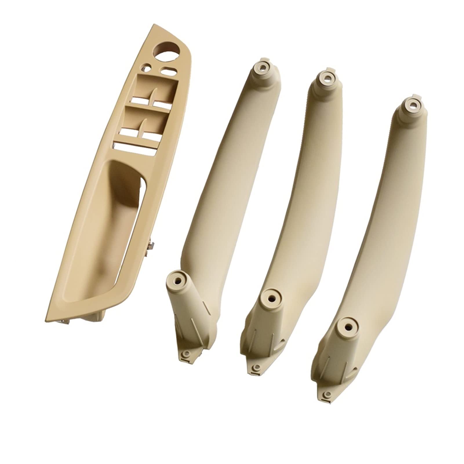 Clynex LHD Innentürgriff Innenverkleidung Zugverkleidung Beige Schwarz Armlehne Auto Links Set Beidriver Sitzbezug, for, for E70 E71 X5 X6 Auto-Innentürgriff(Beige-4) von Clynex