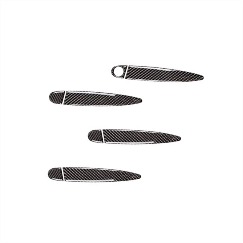 Clynex LHD Kohlefaser-Außentürgriff-Zugabdeckungs-Aufkleberverkleidung, for, for 1 3 Serie X1 X3 X4 X5 X6 F20 F30 E90 E92 E84 F25 F26 E70 E71 Auto-Innentürgriff von Clynex