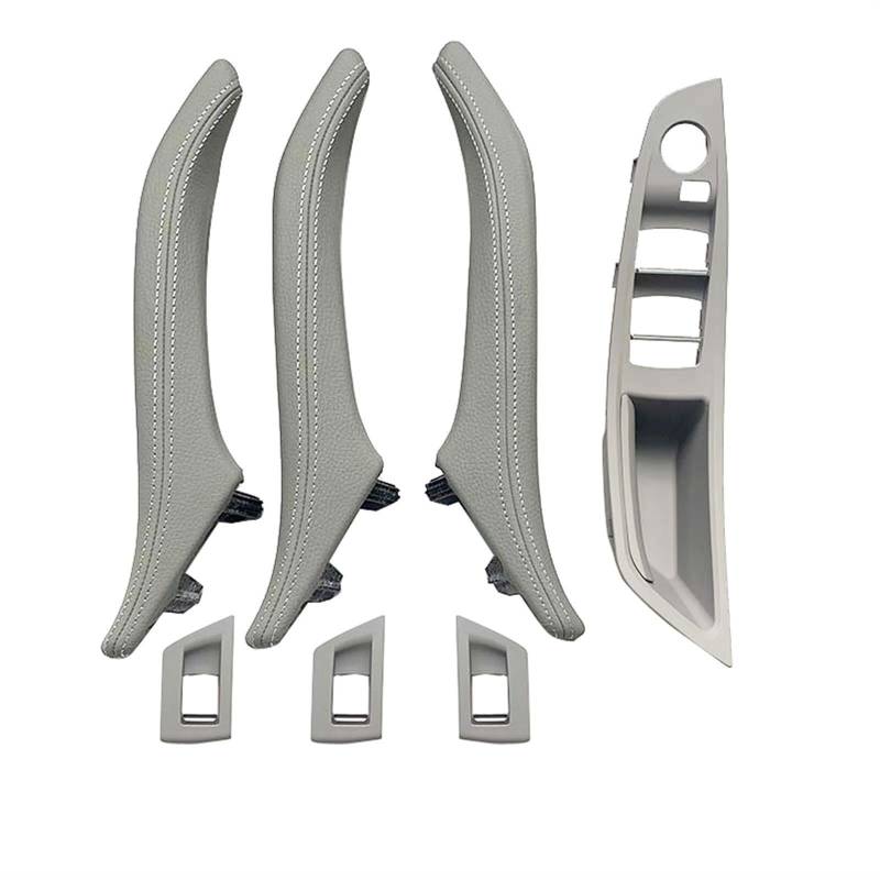 Clynex LHD RHD Armlehne Innenausstattung Leder Türgriff Baugruppe 7-teiliges Set, for, for 5er F10 F11 F18 520i 523i 525i 528i 535i 2010-2017 5141 7225 865 5141 7225 867 Auto-Innentürgriff(RHD Gray) von Clynex