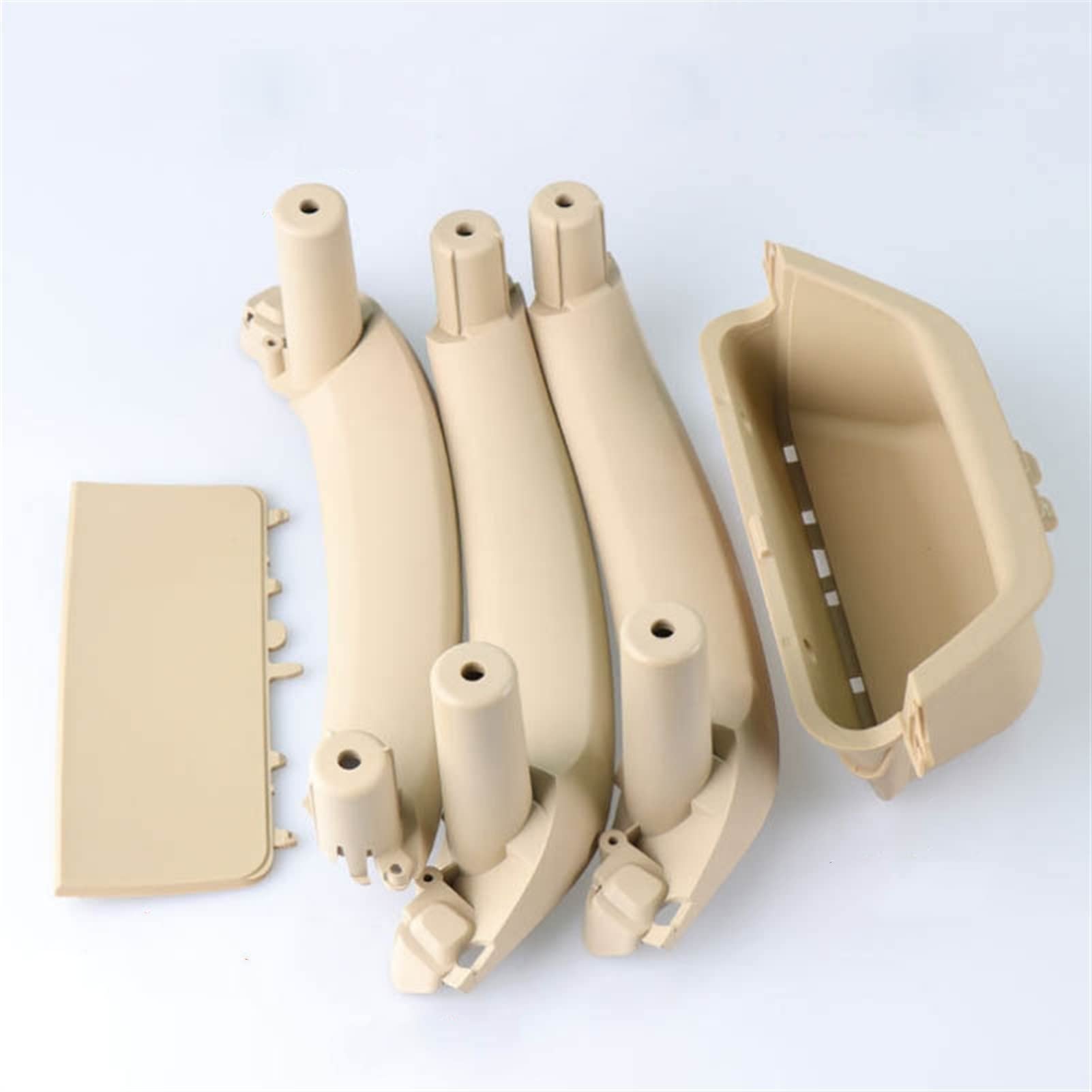 Clynex LHD RHD Beige Schwarz Auto Links Rechts Innentürgriff Innentürverkleidung Griff Zugverkleidungsabdeckung, for, for X3 X4 F25 F26 2010-2017 Auto-Innentürgriff(Beige) von Clynex