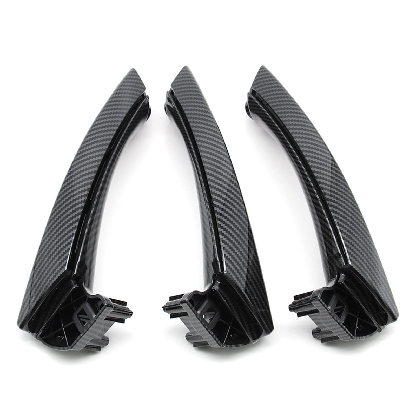 Clynex LHD RHD Beige Schwarz Grau Innentürgriff-Set Ersatz, for, for 3er E90 E91 E92 316 318 320 325 328i 2004–2012 Auto-Innentürgriff(LHD Set Carbon Fiber) von Clynex
