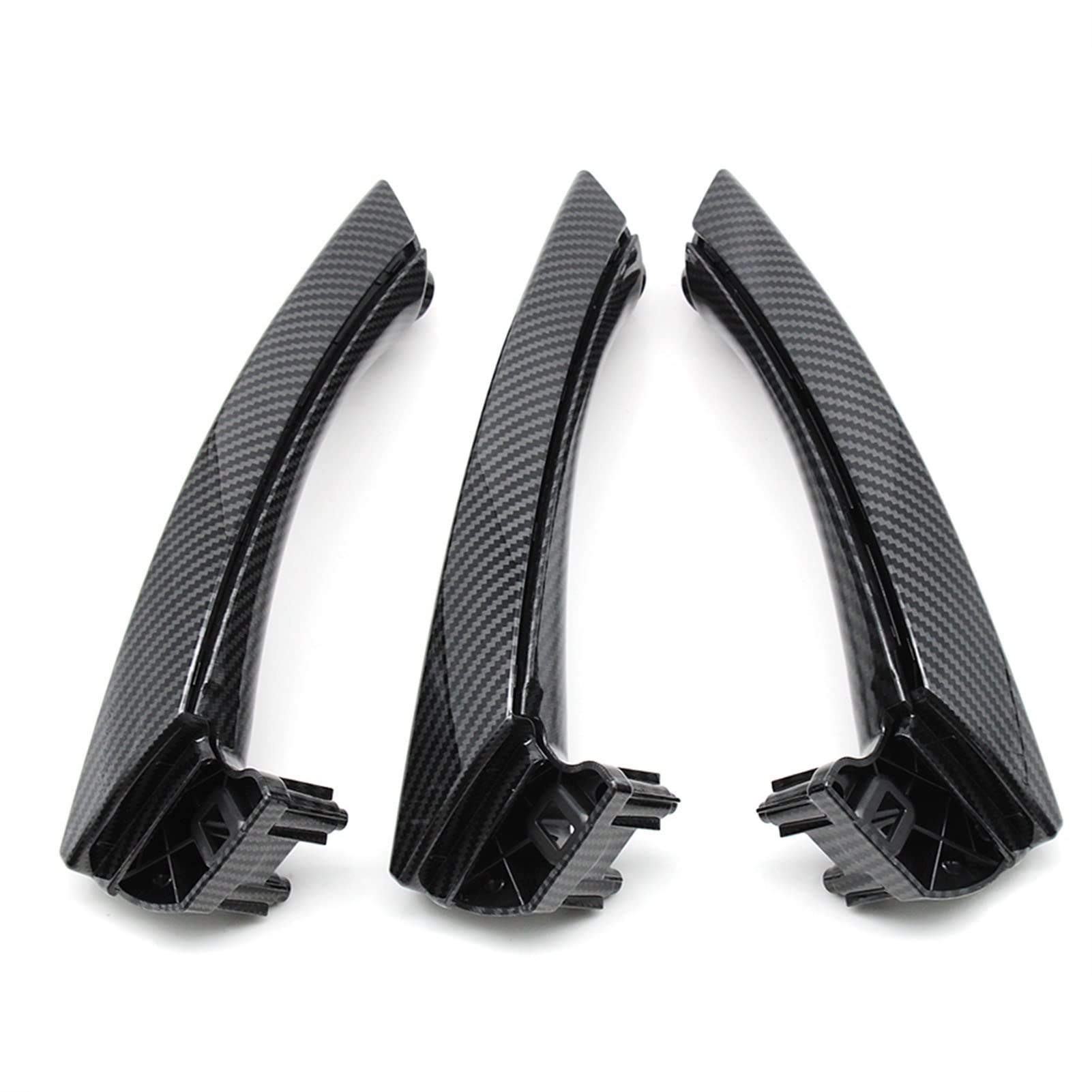 Clynex LHD RHD Beige Schwarz Grau Innentürgriff-Set Ersatz, for, for 3er E90 E91 E92 316 318 320 325 328i 2004–2012 Auto-Innentürgriff(RHD Set Carbon Fiber) von Clynex