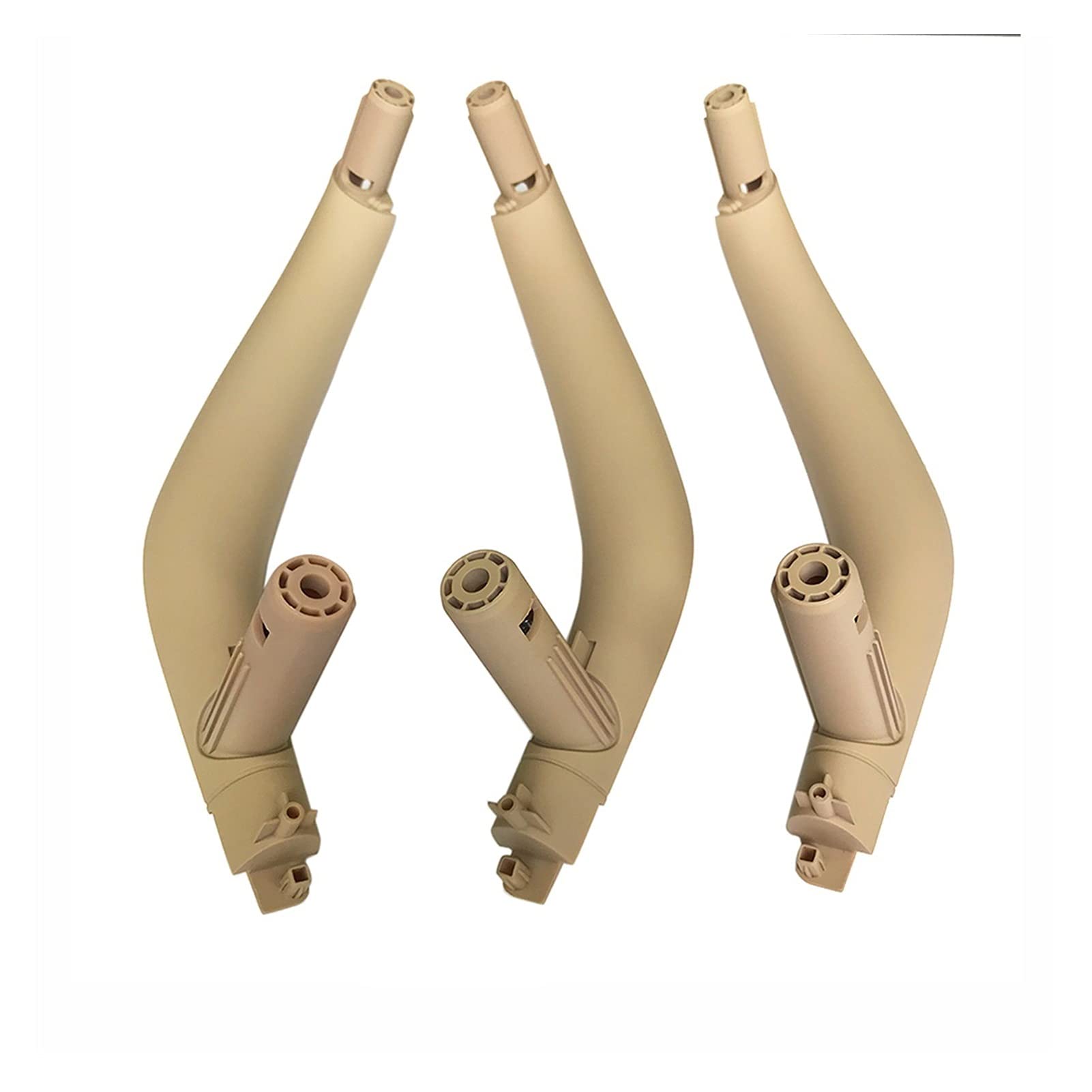 Clynex LHD RHD Carbon Fiber Innenverkleidung des Beifahrertürgriffs, Ersatz for, for X5 X6 F15 F16 2014-2018 Auto-Innentürgriff(LHD Beige) von Clynex