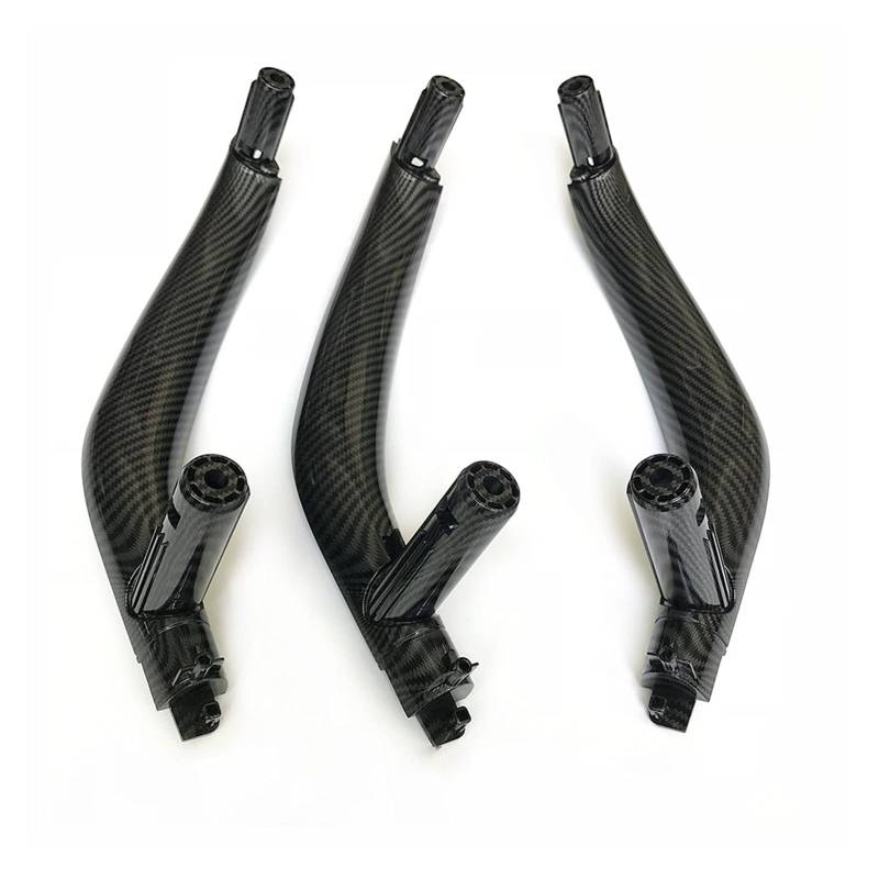 Clynex LHD RHD Carbon Fiber Innenverkleidung des Beifahrertürgriffs, Ersatz for, for X5 X6 F15 F16 2014-2018 Auto-Innentürgriff(RHD Carbon Fiber) von Clynex