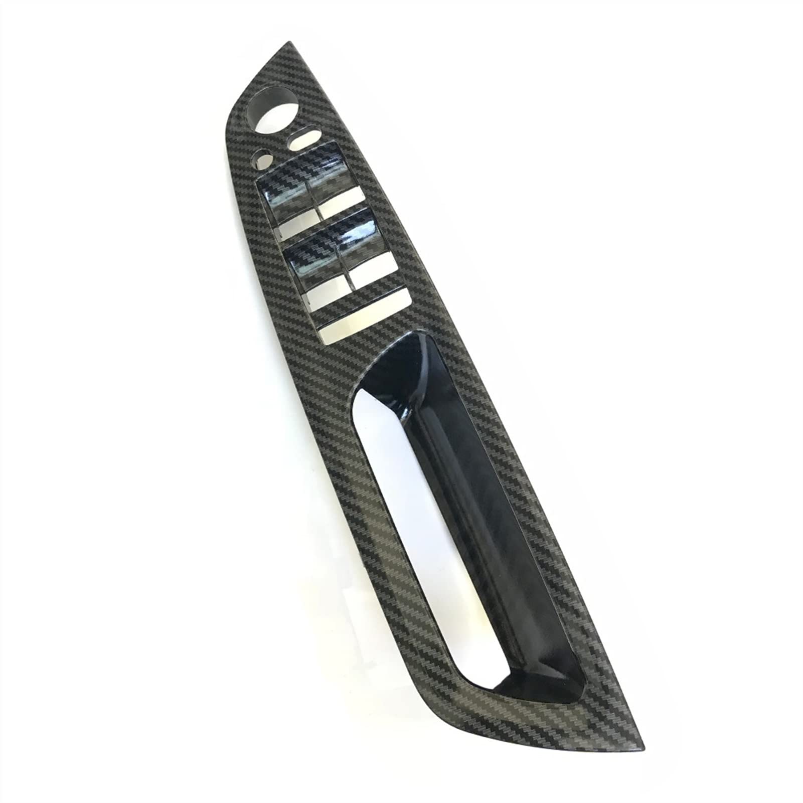 Clynex LHD RHD Innen-Kohlefaser-Türgriff, äußere Lederabdeckung, Ersatz, for, for X5 X6 E70 E71 E72 2007–2013 Auto-Innentürgriff(Front Right Armrest) von Clynex